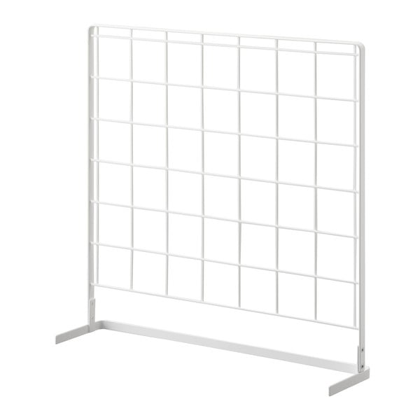 Biely kuchynský mriežkový panel YAMAZAKI Tower Grid, 52 x 52 cm