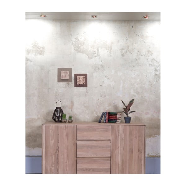 Komoda z masívneho dubového dreva s 3 zásuvkami Gazzda Fawn, šírka 180 cm-image-1