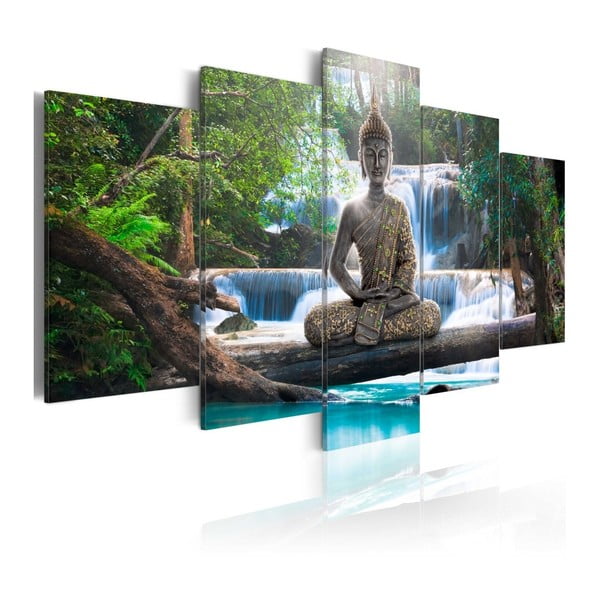 Viacdielny obraz na plátne Artgeist Buddha, 100 × 200 cm