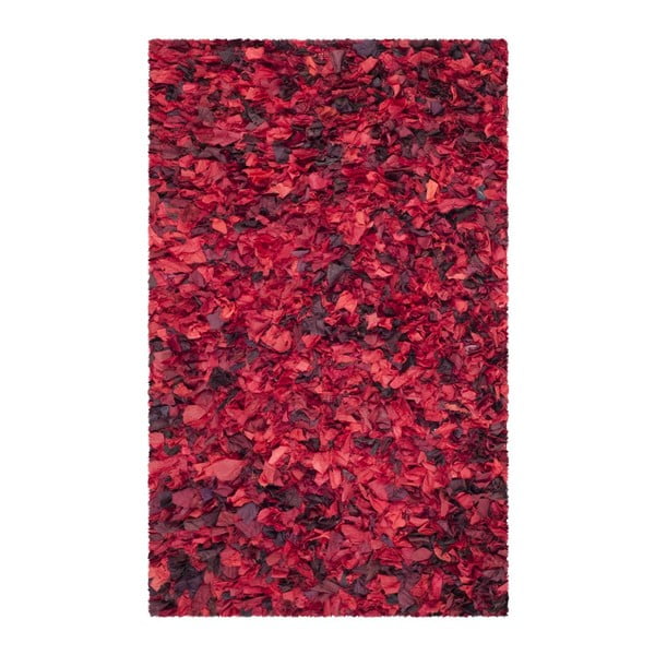 Koberec Penelope Shag Red, 121 x 182 cm