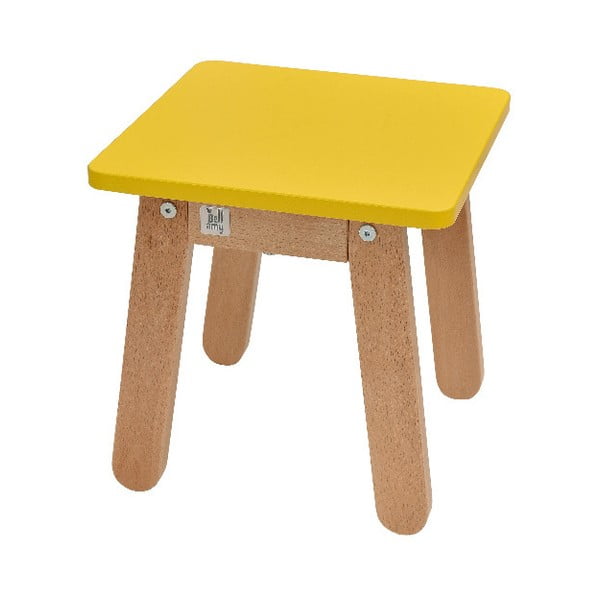 Žltá detská stolička BELLAMY Woody