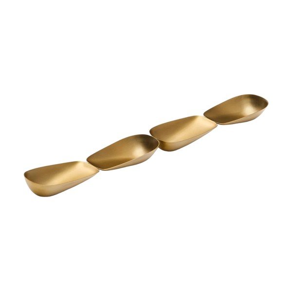 Servírovacia miska z nehrdzavejúcej ocele v zlatej farbe Aruc – Kave Home