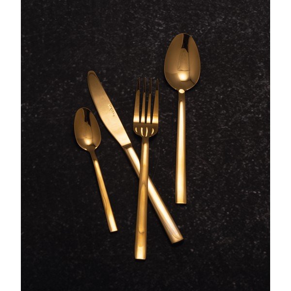 Nerezový príbor v súprave 16 ks v zlatej farbe Mikasa Diseno - Kitchen Craft-image-2