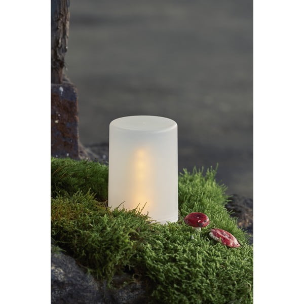 Biela LED vonkajšia svetelná dekorácia Star Trading Candle Flame, výška 14,5 cm-image-4