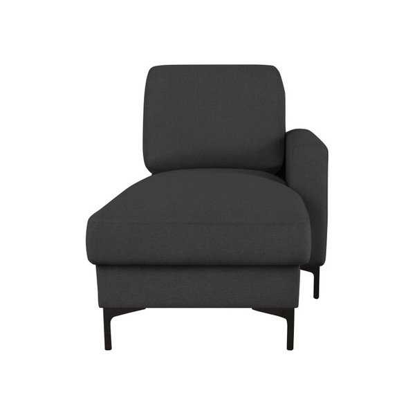 Tmavosivý otoman Cosmopolitan design Atlanta, pravý roh-image-1