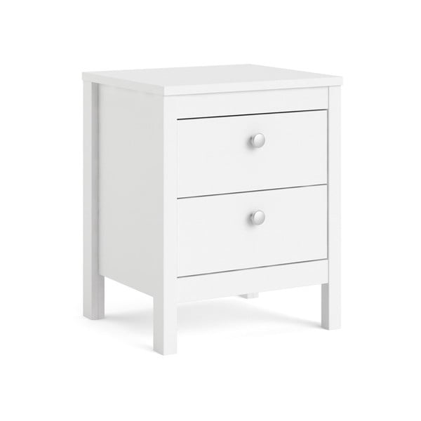 Biely nočný stolík Madrid - Tvilum-image-4