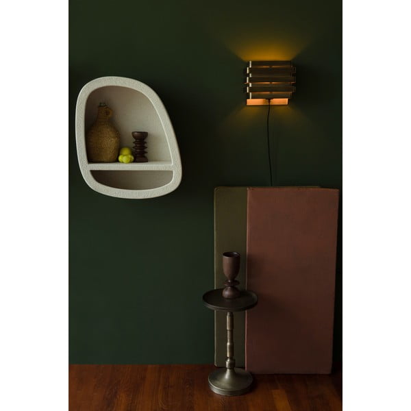 Krémová poschodová polica 23 cm Veda – Dutchbone-image-1