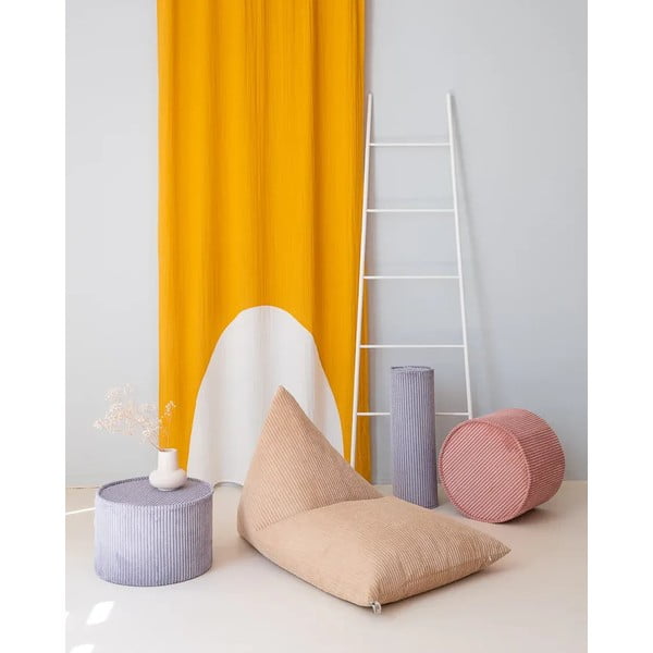 Modrý menčestrový detský pohovkový vankúš Roll – Wigiwama-image-1