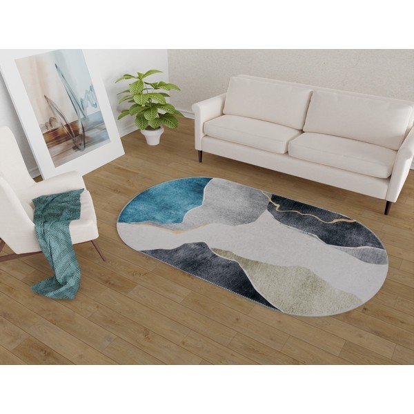 Umývateľný koberec 60x100 cm Oval – Vitaus-image-1