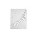 Biela napínacia flanelová plachta 90x200 cm – Good Morning