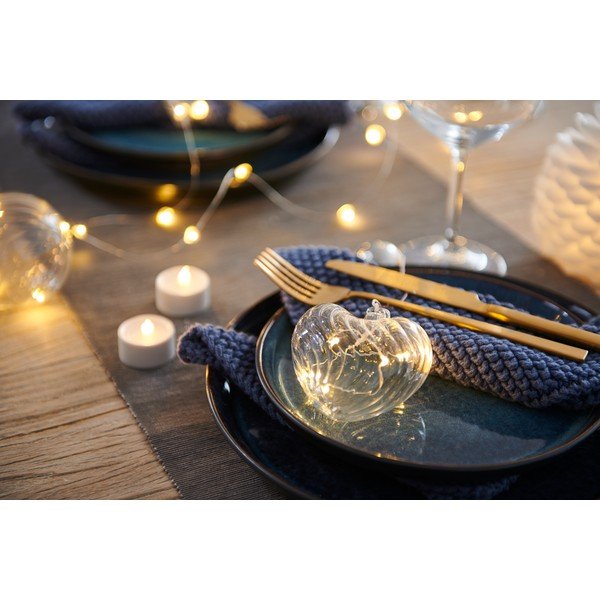 Svetelná dekorácia na baterky ø 8 cm Wave Heart – Sirius-image-1