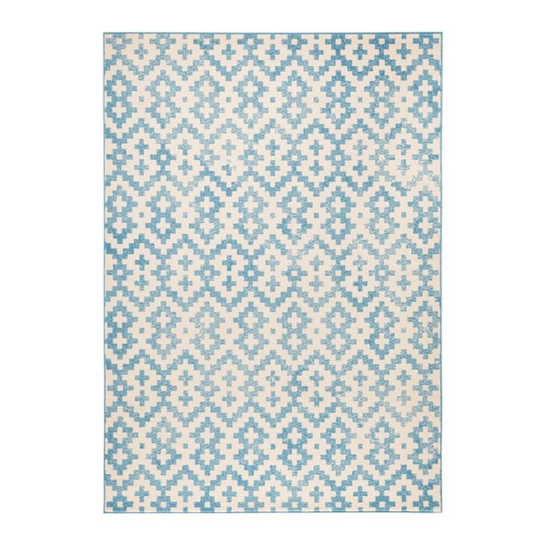 Modro-biely koberec Zala Living Kramla, 70 × 140 cm