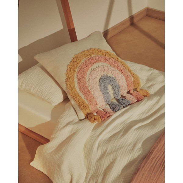 Bavlnená detská obliečka na vankúš 45x45 cm Tadea – Kave Home-image-1