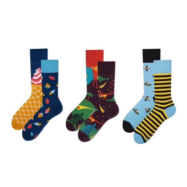 Set ponožiek v darčekovom balení Many Mornings Dinoland, veľ. 39–42