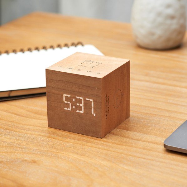 Digitálny budík Cube Plus – Gingko-image-1