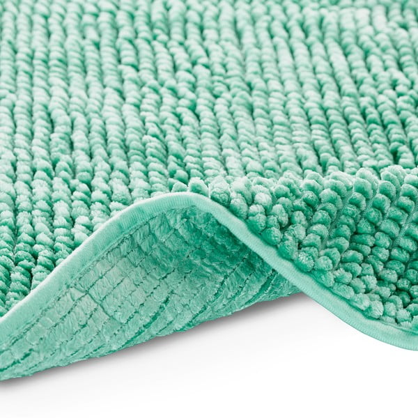 Tyrkysovomodrá kúpeľňová predložka AmeliaHome Bati, 70 x 120 cm-image-2