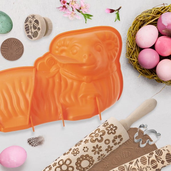 Silikónová forma na pečenie barančeka 17x31 cm – Orion-image-1