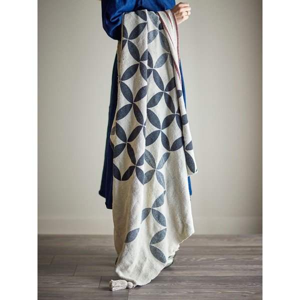 Deka s prímesou bavlny 130x155 cm Forma – Bloomingville-image-1