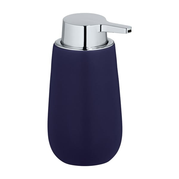 Tmavomodrý keramický dávkovač na mydlo Wenko Badi-image-1