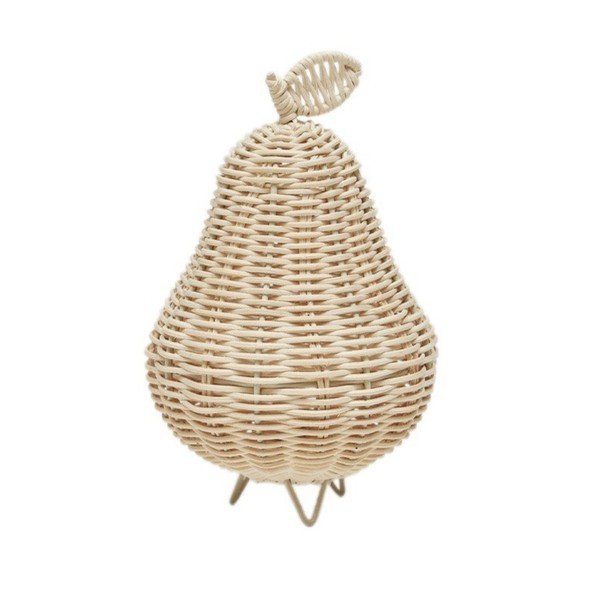 Detské nočné svietidlo v prírodnej farbe ø 12 cm Pear – OYOY Mini