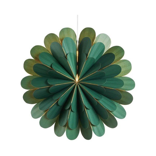 Zelená vianočná svetelná dekorácia ø 45 cm Marigold – Markslöjd