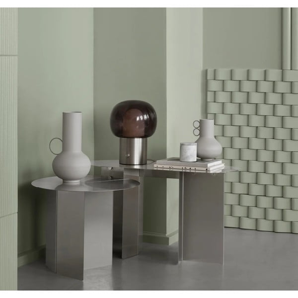 Okrúhly odkladací stolík antikoro ø 50 cm Oru – Blomus-image-1