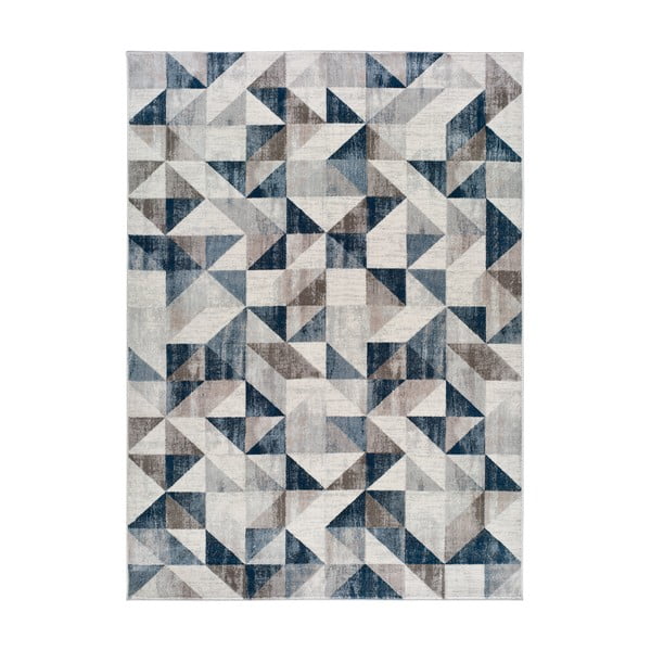 Sivo-modrý koberec Universal Babek Mini, 133 x 195 cm