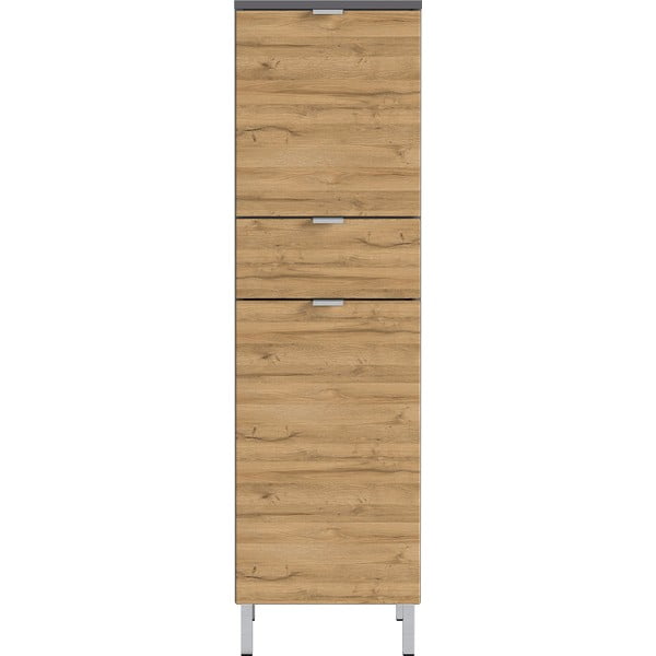 Skrinka s dubovým dekorom Germania Mauresa, výška 120 cm-image-1