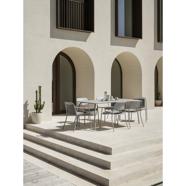 Kovový záhradný jedálenský stôl 90x180 cm Yua – Blomus-image-1