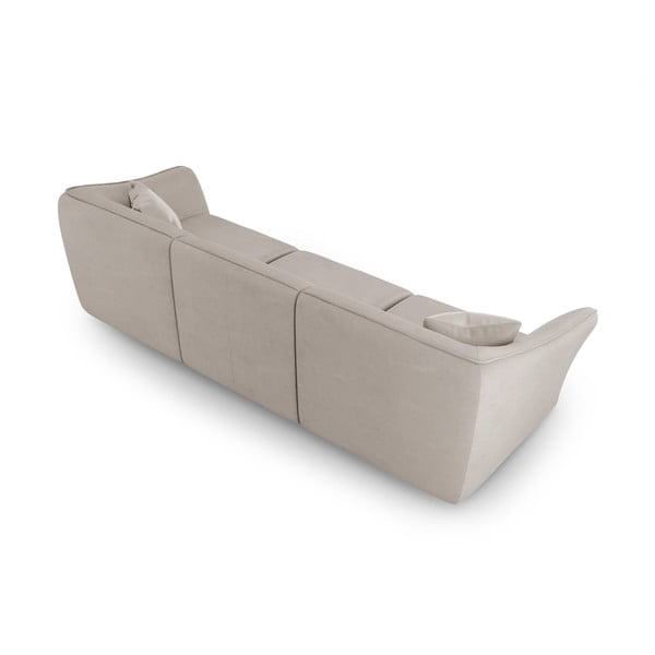 Béžová pohovka z textílie buklé 292 cm Tokyo – Cosmopolitan Design-image-2