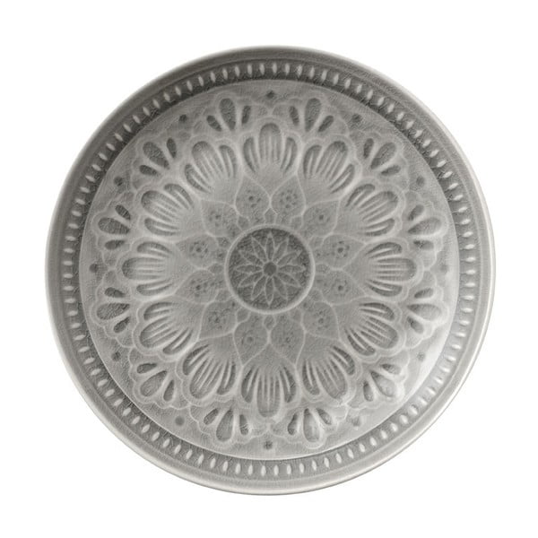 Sivý kameninový tanier Ladelle Catalina, ⌀ 20,5 cm