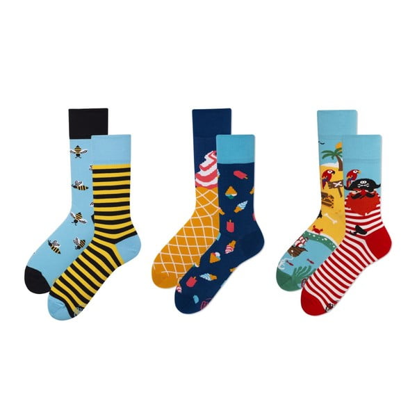 Set ponožiek v darčekovom balení Many Mornings Pirate, veľ. 43–46