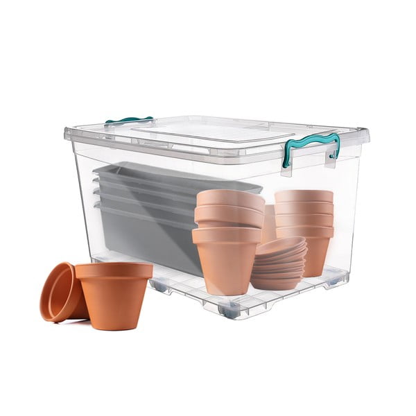 Plastový úložný box s vekom Multi - Orion-image-1