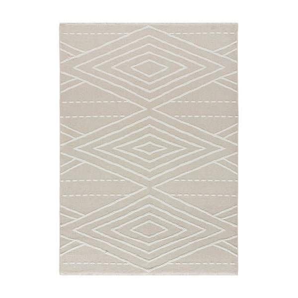 Krémovobiely koberec 80x150 cm Lux – Universal