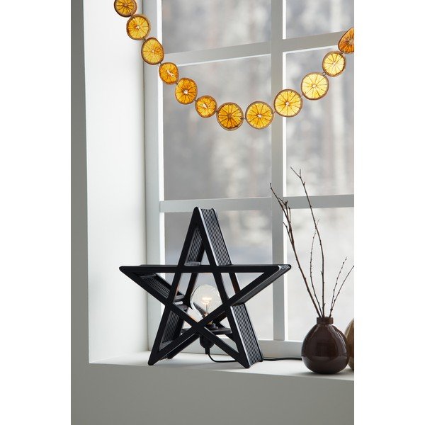 Čierna vianočná svetelná dekorácia Bamboo – Markslöjd-image-2