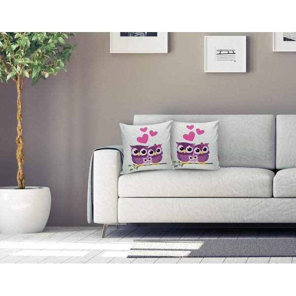 Detská obliečka na vankúš 43x43 cm Owls – Mila Home-image-1