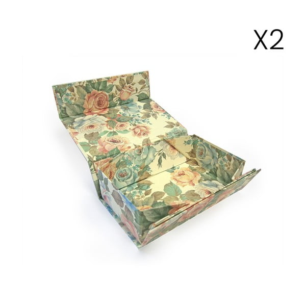 Darčekové škatule v súprave 2 ks 12x20 cm Lady Rose – Kartos-image-1