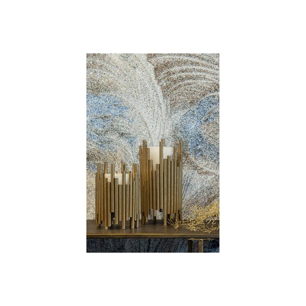 Kovový svietnik v zlatej farbe BePureHome, výška 18 cm-image-2