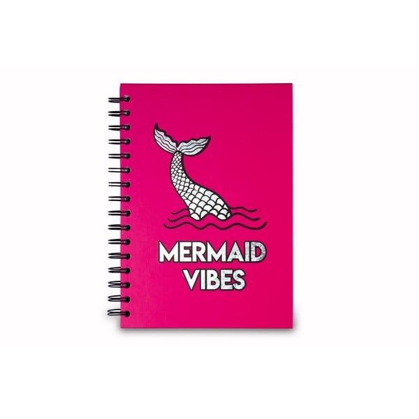 Ružový zápisník Tri-Coastal Design Mermaid Dreams, 120 stránok