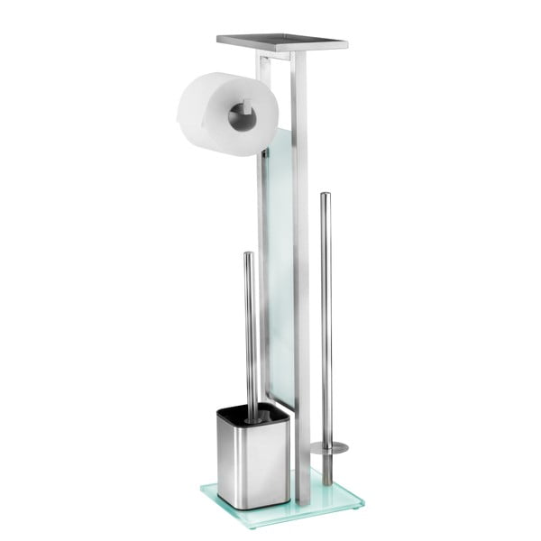 Toaletná kefa s držiakom na toaletný papier Wenko Debar-image-2