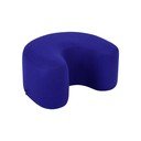 Modrý vlnený taburet Ü – noo.ma