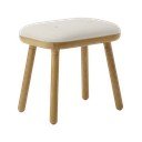 Stolička v bielo-prírodnej farbe Paff Tall – UMAGE