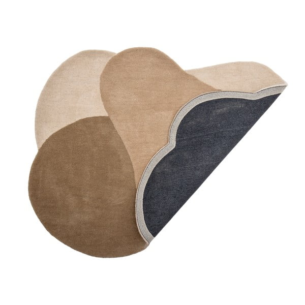 Hnedý vlnený koberec 110x140 cm Denton – Bloomingville-image-4