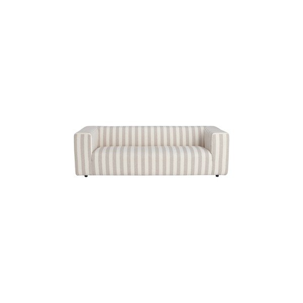 Béžová/krémovobiela ženilková pohovka 220 cm Lisa – Ellos Home-image-2