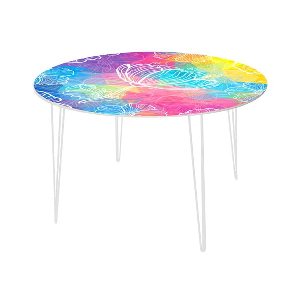 Jedálenský stôl Flower Jellyfish, 120 cm