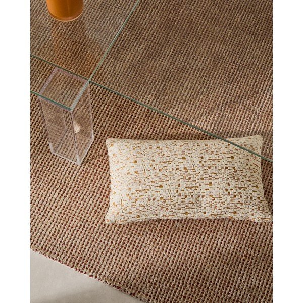 Obliečka na vankúš s prímesou ľanu 30x50 cm Manma – Kave Home-image-1