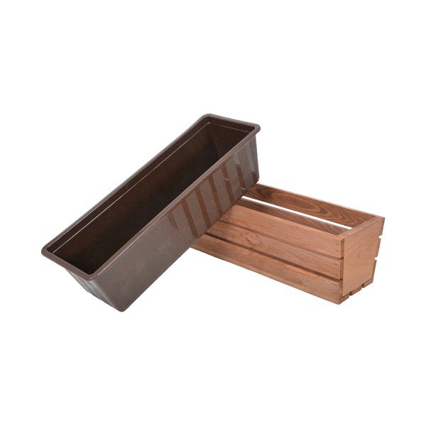 Drevený kvetináč 51 cm Modern – Rojaplast-image-2