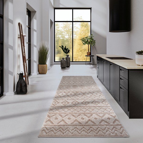 Béžový behúň 80x240 cm Carpet Itinerance Beige – Elle Decoration-image-1