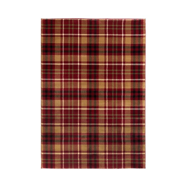 Červený koberec Flair Rugs Highland, 160 x 230 cm