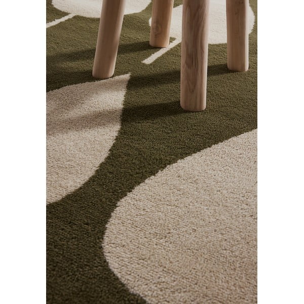 Kaki detský koberec 120x170 cm Lovely Leaves – Hanse Home-image-2